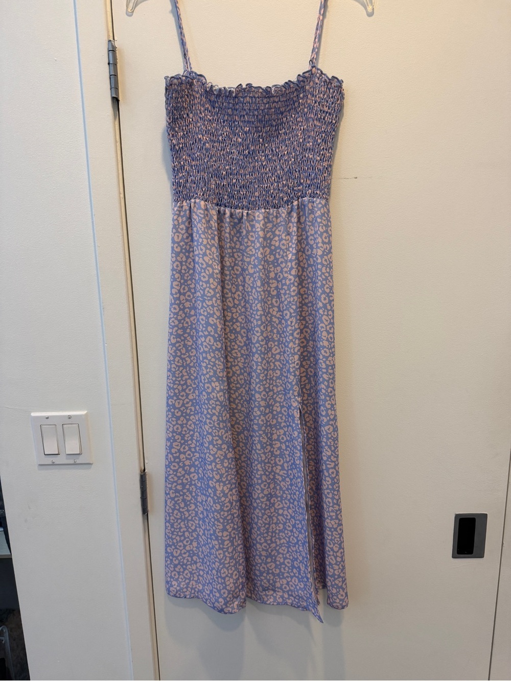 Resa purple midi dress
